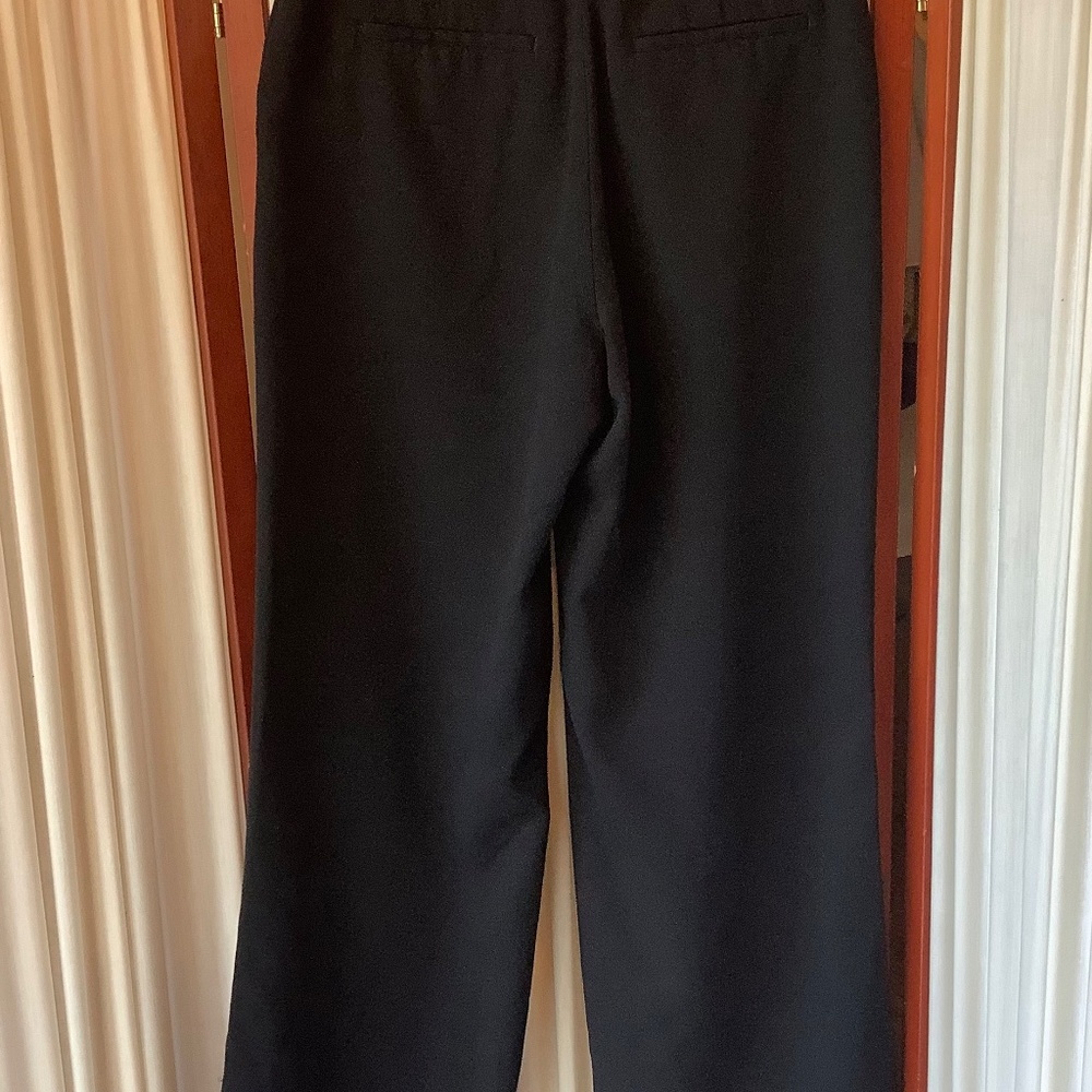Topshop Women’s Black Wide Leg Trousers Size 4 - Picture 4 of 8